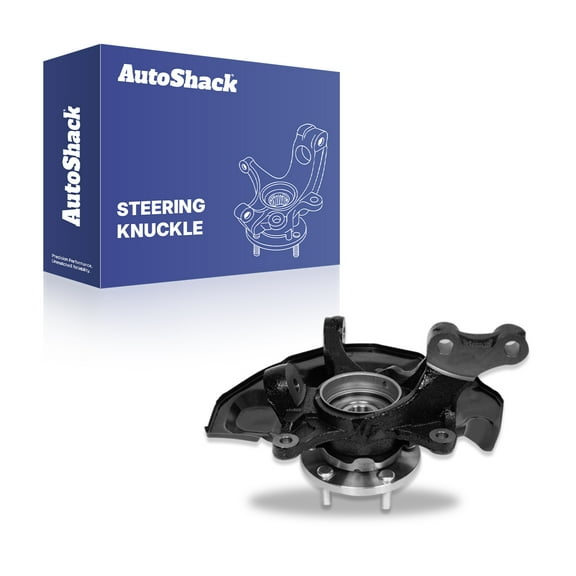 AutoShack Front Loaded Steering Knuckle and Wheel Hub Bearing Assembly - Driver Side for Toyota, Camry 2007-2011, FWD L4 2.4L 2.5L V6 3.5L - with ABS