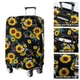 thumbnail image 5 of Black Geometric Sunflower Pattern Luggage Cover Fashion Suitcase Cover Baggage Covers Fit 25-28 Inch Luggage (Go Travel), 5 of 5