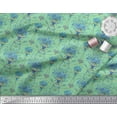 thumbnail image 3 of Soimoi Poly Georgette Fabric Pot & Artistic Flower Print Fabric by the Yard 42 Inch Wide, 3 of 3
