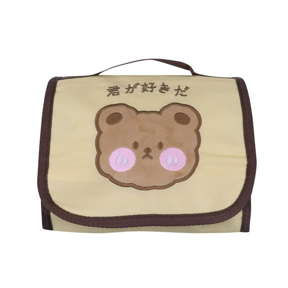 Travel Essentials Makeup Bag, Foldable Travel Toiletry Bag, Big Bear