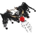 thumbnail image 4 of Collier Halloween Élégant Collier Femme Fille Collier Style Gothique Punk Collier, 4 of 8