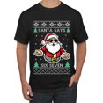 thumbnail image 2 of Wild Bobby Santa Says 6 7 Meme Sweater | Holiday Men Tee, 2 of 5