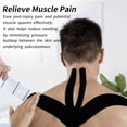thumbnail image 6 of Kinesiology Recovery Tapes, 20 ct Precut Strips, 1 Roll, Water Resistant, Elastic Athletic Tape for Sports & Weightlifting, Muscle Strain Relief & Joint Support, 6 of 10