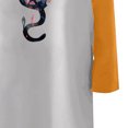 thumbnail image 5 of Mini vestido de mujer con estampado de gato de manga larga informal con cuello redondo y moda sexy para mujer Fridja  nbo406, 5 of 5