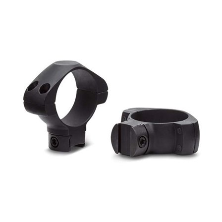 Konus 2-Piece Steel Riflescope Rings for Airguns  .22 Rails 30mm Low - Black