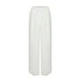 thumbnail image 5 of Bigersell Skinny Pants for Women Full Length Pants Fashion Women Loose Solid Color Casual Wide Leg Split Buttons Pants Trousers Ladies Pants Stretchy, 5 of 6