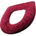 thumbnail image 3 of Funda de asiento de inodoro, cojín suave para asiento de inodoro, calentador de inodoro, lavable, universal, con cremallera, 3 of 3