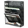 thumbnail image 4 of Tier Wall File Organizer,5 Tier Wall File Metal Wall File Organizer Wall Mount File Holder Crafted with Care, 4 of 10