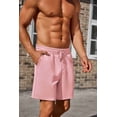 thumbnail image 5 of Pinspark Mens Lounge Sweat Shorts, 7" Casual Elastic Waist Gym Workout Shorts with Drawstring, 5 of 7