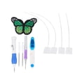 thumbnail image 2 of Punch Needle Embroidery Kits, Durable Ergonomic Design Scissors Punch Needle Set, For Embroidery Starter, 2 of 8