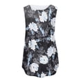 thumbnail image 3 of EKOUSN Women's Summer Sleeveless Tunic Casual V-Neck T-Shirt Tank Tops Blouse, 3 of 4