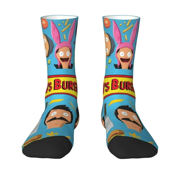 Bob's Burgers Socks Crew Novelty Socks Casual Dress Gifts For Men Women