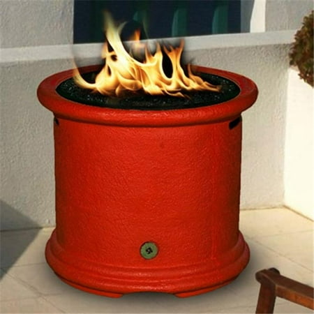California Outdoor Concepts Island Chat Height Fire Pit Gas Logs