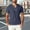 Navy, variant on Vetsdori Mens Short Sleeve Shirts Solid Slim Fit Pullover V-Neck Fashion Summer T-Shirts for Men Trendy