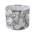 thumbnail image 2 of Pantalla De Lámpara De Repuesto De Tambor De Lino Yinane Para Comedor Cocina Estilo Granja D, 2 of 7