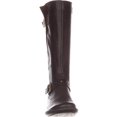 thumbnail image 2 of Womens B.O.C Austin Flat Knee-High Comfort Boots, Dark Brown, 2 of 6