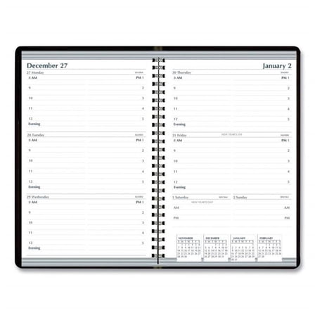 SKILCRAFT Wirebound Weekly Appointment Planner Book