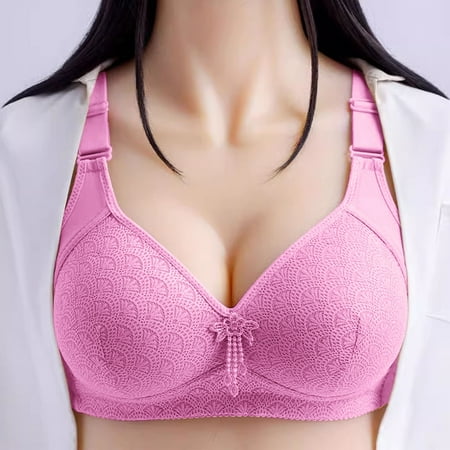 Xdegoge Clearance Sales Today High Impact Bras for Women Push Up No Wire Bras Plus Size Full Coverage Bras Casual Workout Running Sports Bra Adjustable Strap Ladies Bras Lingerie Clearance