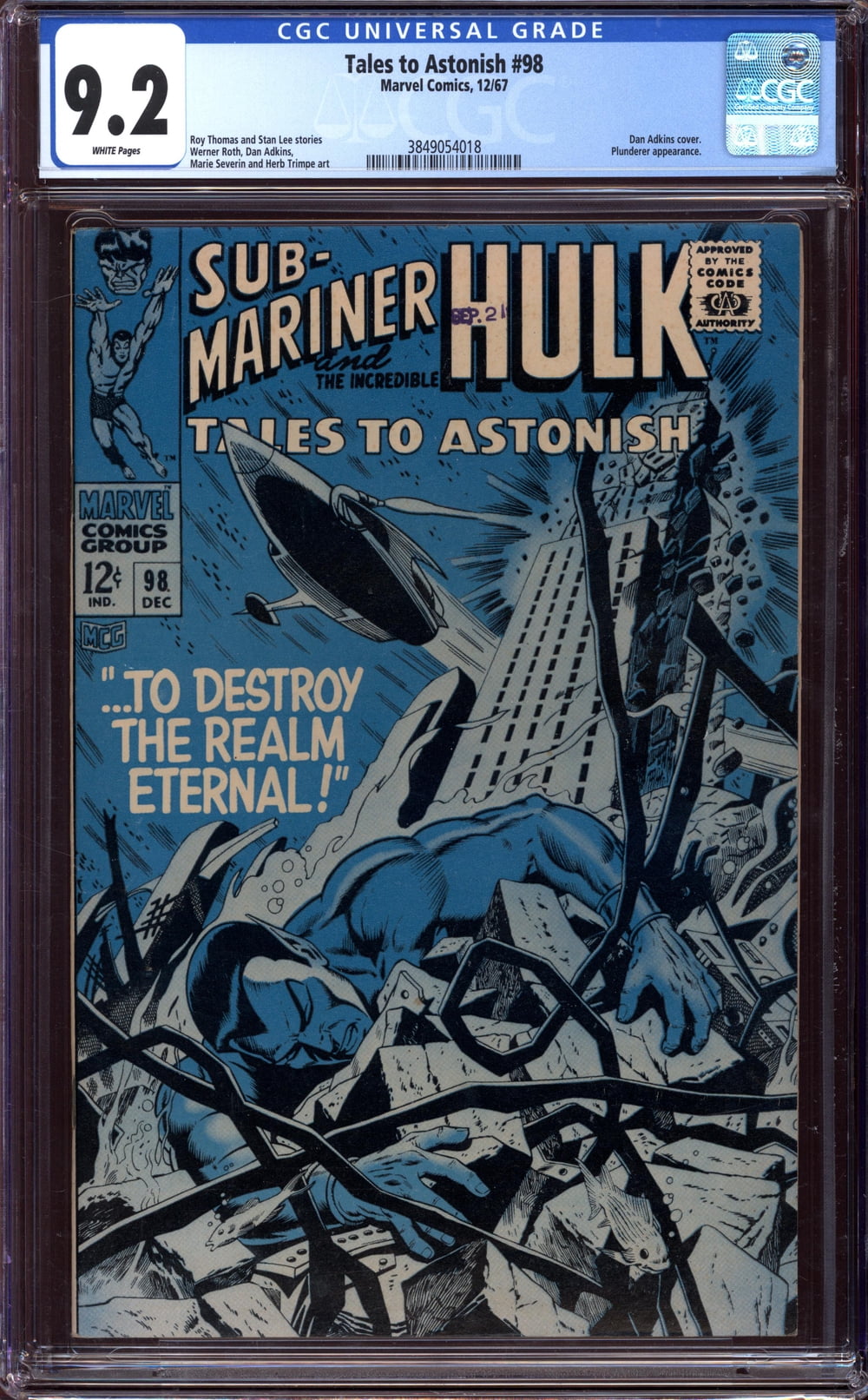 Cover of Tales to Astonish #98