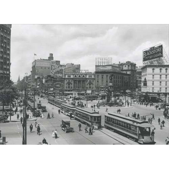 Avanti Press Campus Martius Historic Detroit Blank Note Card