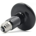 thumbnail image 3 of czcpp-150W 110V Ceramic Heat Lamp, Infrared Bulb Emitter No Harm No Light for Pet Brooder Coop Chicken Lizard Turtle Snake Aquarium (7.5 x 10cm Black), 3 of 4