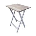 thumbnail image 1 of Mesa Plegable Rectangular Hogare Rustik Wood Gris, 1 of 4