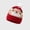 Red_H, variant on SYMOID Womens Red Knit Beanie with Pom Pom, Christmas Reindeer Winter Hat for Women Hats,Size Free Size