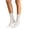 White, variant on Naotn Womens Lace Mesh Socks Floral Embroidery Stretchy Breathable Daily Dance Casual Dress Ankle Socks