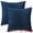 Dark Blue, variant on Unique Bargains 2 Soft Velvet Knitted Throw Pillow Covers Spring Decorative Pillow Cases Dark Blue