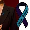thumbnail image 2 of SIEYIO Suicide Awareness Ribbon Enamel Brooch Pin Mental Health Jewelry Accessories, 2 of 9