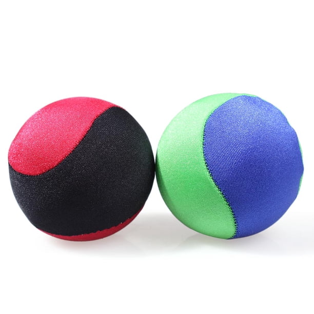 Pack De 2 Pelotas Que Rebota En El Agua De 5 Cm – Juego De Piscina Y Playa Con Núcleo De TPR Y Cubierta De Licra