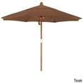thumbnail image 4 of California Umbrella WOFA758-F76 7.5 ft. Fiberglass Market Umbrella Pulley Open Marenti Wood-Olefin-Woven Sesame, 4 of 5
