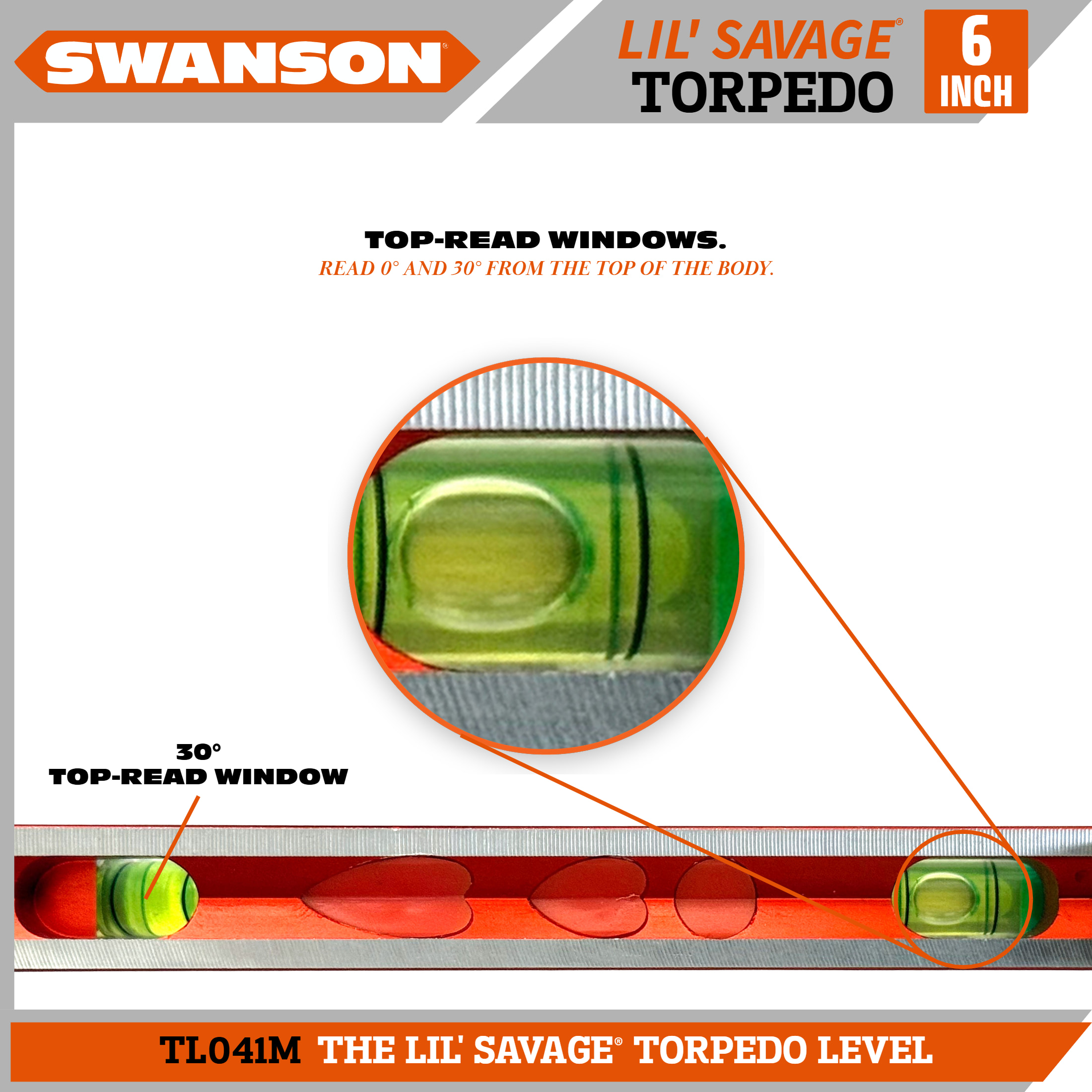 Swanson Savage 6" Torpedo Level with Magnet photo 6