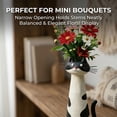 thumbnail image 4 of Handcrafted Quirky Cat Vase, Whimsical Ceramic Cat Flower Vase - Cute Cat Shaped Flower Vase for Desk Shelf Decor - Decorative Cat Vase Home Decor, Unique Handcrafted Gift for Cat Lovers(Orange, 1PC), 4 of 7