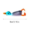 Soft Fishing Propeller 3D Fishing Topwaters Swimming Double Hook