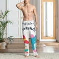 thumbnail image 5 of Vsdgher Gnomes Summer Print Mens Pajama Pants Sleep & Lounge Pants, PJ Bottoms With elastic waistb and Pockets, 5 of 5
