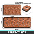 thumbnail image 7 of Orange Dinosaurs Skeletons Pattern Kitchen Rugs Sets Of 2,Anti Fatigue Kitchen Mat Rugs Non Slip Washable,Decorative Kitchen Floor Mats for Kitchen,Sink,Laundry,17"X30"+17"X47", 7 of 7