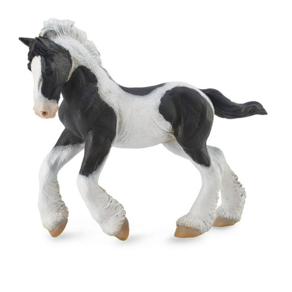 Breyer Horses Corral Pals Black and White Gypsy Vanner Foal #88770