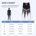 thumbnail image 2 of Salouo Abstract Red Sun Design Print Pajama Pants for Men, Lounge Pants Elastic Waistband Casual Men's sleepwear Loungewear Sleep Pajama Pant -X-Large, 2 of 7