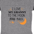 thumbnail image 3 of Inktastic I Love My Granny to the Moon and Back Boys or Girls Baby Bodysuit, 3 of 4