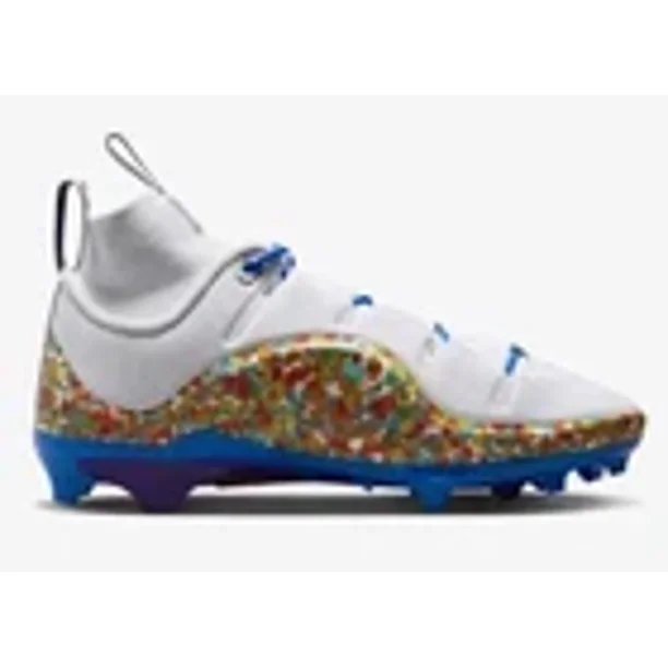 Nike LeBron 4 Menace 3 Fruity Pebbles Mens Football Cleats [FV8044-100] Size 7.5 Nike LeBron IV Menace 3 Football Cleats Fruity Pebbles  main image 4