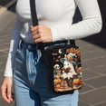 thumbnail image 3 of Binienty Halloween Messenger Bag for Women Crossbody Ghost Pumpkin Shoulder Purse Anti Theft RFID Coin Phouch Handbags Trendy Casual Travel Corss Body Sling Bag Gifts for Sister, 3 of 7