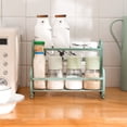 thumbnail image 1 of OUSITAID Kitchen Storage Organizer Shelf Heavy Duty Kitchen Organizer for Kitchen Drawer Shelf Cabinet - Green, 1 of 3