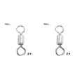 thumbnail image 1 of Eigraketly Conector de pesca, anillo giratorio de pesca de cobre Flexible, rodamiento de bolas ligero, conectores a presión de barril, alta dos 2piezas, 1 of 6