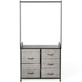 thumbnail image 1 of Gymax Dresser Storage Tower Closet Organizer w/ 5 Drawers Metal Frame Wooden Top, 1 of 8