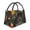 Colorful Flower Meditating Hamster, variant on Vsdgher Honeycomb Print Insulated Reusable Bags with Sturdy Zipper and Handles, Foldable Totes for Hot or Cold Food Bring or Delivery