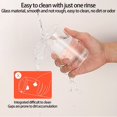 thumbnail image 4 of HLONK 280ml Mini Yogurt Maker – Automatic Homemade Yogurt Machine with Glass Container  Portable for Kitchen & Travel  Fruit Infusion  Easy Clean (Pink), 4 of 7