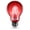 Red, variant on Feit Electric 4.5-Watt Dimmable Red Filament Glass, A19 Clear LED Light Bulb E26 Medium Base