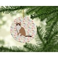 thumbnail image 2 of Snowshoe #2 Cat Christmas Ceramic Ornament 2.8 in x 2.8 in, 2 of 3