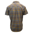 thumbnail image 3 of prAna Men's Brown Grey Gold Box Plaid Benton S/S Woven Shirt S06, 3 of 6